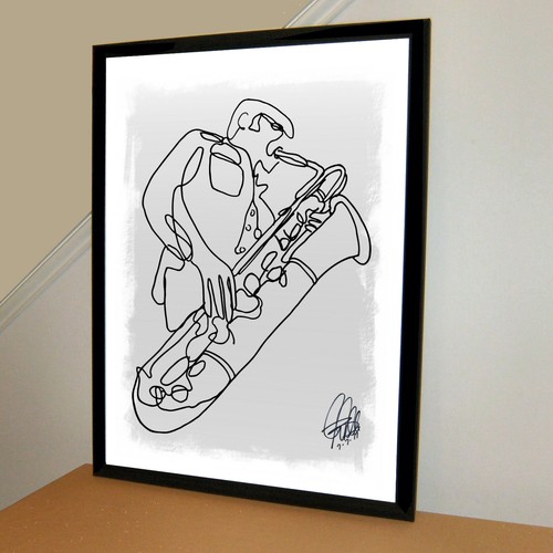 Tenor saxophone sax - tenor, player